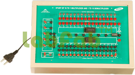 STUDY OF 16 to 1 LINE MULTIPLEXER & 1 to 16 LINE DEMULTIPLEXER – GUPTA BRAND 200387
