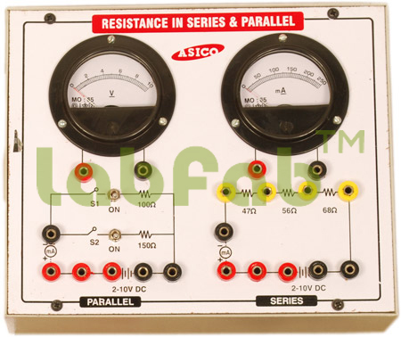 RESISTANCES IN SERIES & PARALLEL APPARATUS – GUPTA BRAND 200240