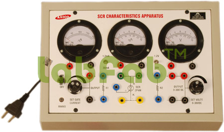 SCR CHARACTERISTICS APPARATUS WITH REGULATED POWER SUPPLY – GUPTA BRAND 200221