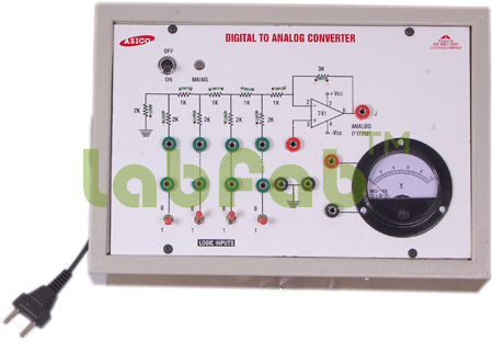 DIGITAL TO ANALOG (D/A) CONVERTOR USING R-2R NETWORK – GUPTA BRAND 200389