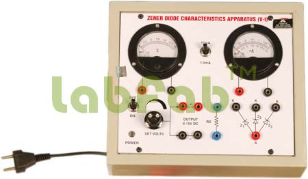 ZENER DIODE CHARACTERISTICS APPARATUS (FORWARD & REVERSE V-I CHARACTERISTICS) – GUPTA BRAND 200214