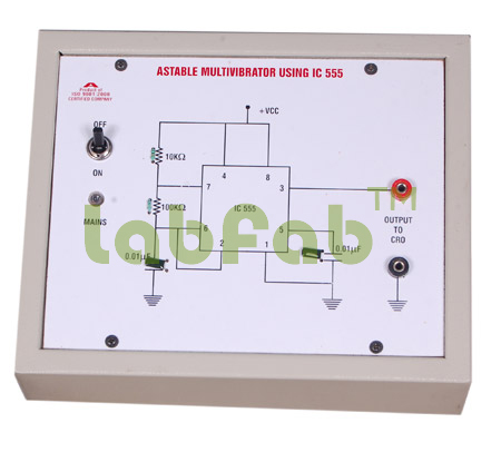 ASTABLE MULTIVIBRATOR USING IC 555 – GUPTA BRAND 200344