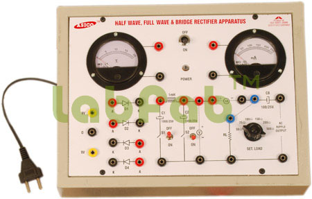 HALF WAVE/FULL WAVE & BRIDGE RECTIFIER APPARATUS – GUPTA BRAND 200255