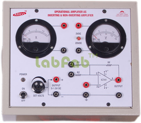OPERATIONAL AMPLIFIER AS INVERTING & NON INVERTING AMPLIFIER – GUPTA BRAND 200301