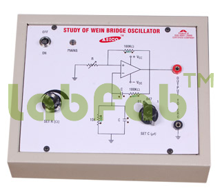 WEIN BRIDGE OSCILLATOR USING OPERATIONAL AMPLIFIER IC – GUPTA BRAND 741 200334