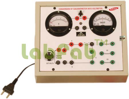 CONVERSION OF GALVANOMETER INTO A VOLTMETER – GUPTA BRAND 200245