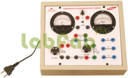 CONVERSION OF GALVANOMETER INTO A AMMETER – GUPTA BRAND 200246