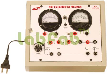 DIAC CHARACTERISTICS APPARATUS WITH TWO METERS & REGULATED POWER SUPPLY – GUPTA BRAND 200227